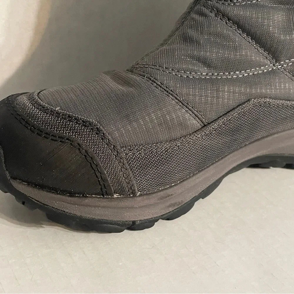 KEEN Warm Winter Waterproof Hiking Boots. Women’s Size 5.5. Dark grey gray cold